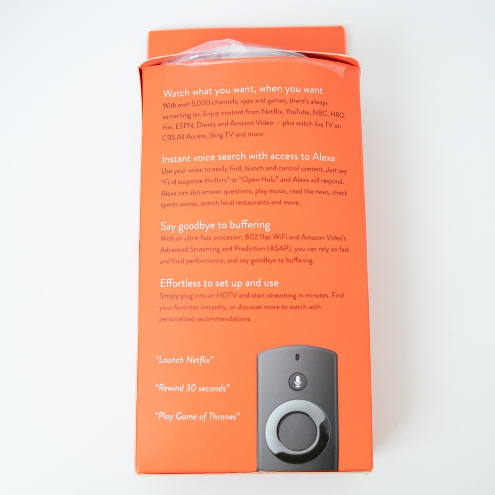 Amazon Fire TV Stick LY73PR Media Player Alexa Voice Remote 2nd Gen HDMI Dongle - Picture 4 of 4